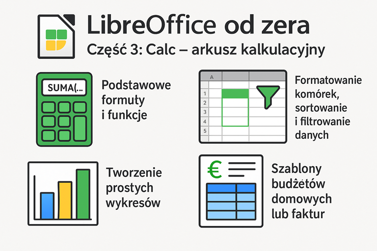 LibreOffice od zera – Część 3: Calc – arkusz kalkulacyjny